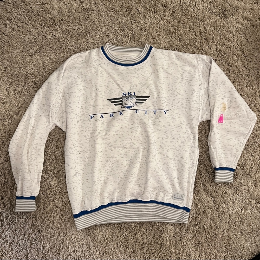 VINTAGE Gear for Sports Ski Park City Crewneck Sweatshirt